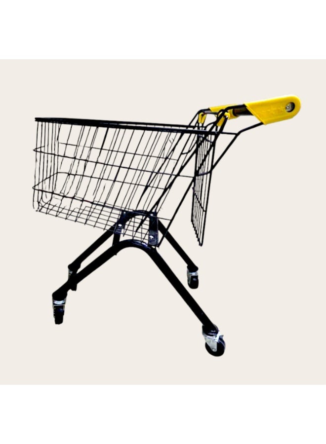 حسم عربة تسوق من الحديد للأطفال، عربة تسوق صغيرة للسوبر ماركت للأطفال، لعبة عربة تسوق بإطار معدني قوي، عربة تسوق للعب التظاهري للأطفال من عمر 3 أعوام فما فوق - Image 3